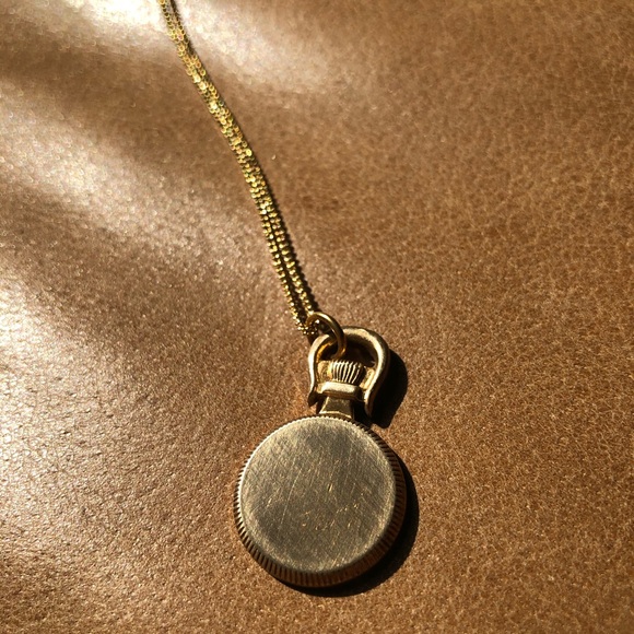 Vintage brass pendant necklace - Picture 1 of 8